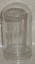 Vintage Cylinder Jar Look Clear Glass Light Sconce Pendant Shade Lamp Part #1 - £7.12 GBP