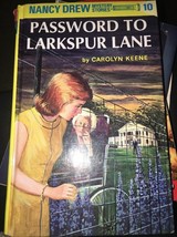 Nancy Drew #10 Password To Larkspur Lane ~ Carolyn Keene-RARE VINTAGE-SHIPS N24H - £11.15 GBP