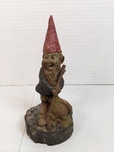 Vintage Tom Clark Gnome Figurine Cairn Studios Signed Puck 1986 - £14.93 GBP