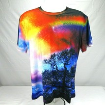 3D Print Graphic T-Shirt Mens XL Apparel Short Sleeve Multicolor Casual ... - £13.29 GBP