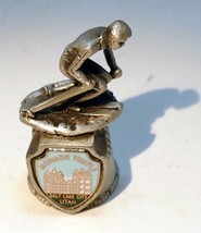 Thimble Souvenir Utah LDS Mormon Temple Salta Lake City US metal skier - $24.72