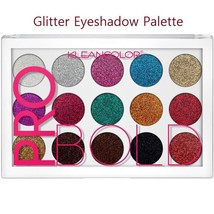 Kleancolor 15 Color Glitter Eyeshadow Shadow Palette ES1522 - $10.39