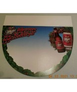 Miller Beer Home For The Holidays Shelf Sign Poster Christmas Vintage 1997 - £11.70 GBP