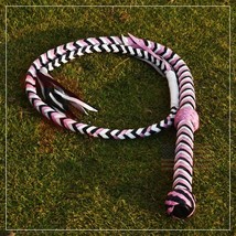 Genuine Cow Hide Leather Bullwhip 05 Feet Long Black 12 Plaits Heavy Dut... - £26.01 GBP