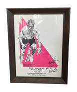 Bike-Mania &#39;86 Disneyland Hotel Expo Biking Poster Triple Signed 28 x 21... - $90.72