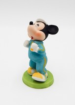 Walt Disney Productions Mickey Mouse Jogging Sweatsuit Figurine Porcelain Korea - $19.99