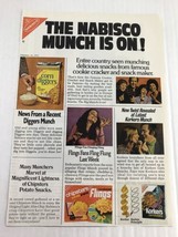 Nabisco Corn Diggers Chipsters Flings Vtg 1972 Print Ad - $9.89