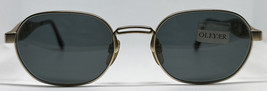 NEW Oliver By Valentino 1840 True Vintage 90s Sunglass Gold Shades NOS - $133.24