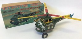 Vintage 1950s Tin Windup Marusan (Japan) U.S. ARMY HELICOPTER Toy #3285 - $325.00