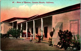 Home Ramona&#39;s Marriage Place San Diego California CA UNP DB Postcard Unused A2 - £3.37 GBP