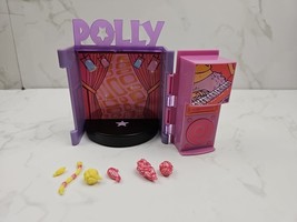 Vintage Polly Pocket 2002 Rock &amp; Pop Polly Concert Stage Wig Hair Set - $5.99
