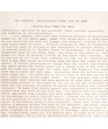 1912 Ola Guthrie Murder Georgetown Idaho Journalist Draft Local Crime 2 ... - $741.67 MXN 1912 Ola Guthrie Murder Georgetown Idaho Journalist Draft Local Crime 2 ... - $741.67 MXN