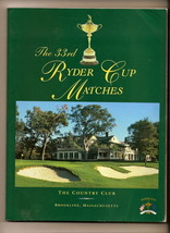 1999 Ryder Cup Program 33rd PGA United States Win - $45.37