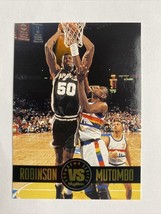 Robinson vs. Mutombo 1993-94 SkyBox San Antonio Spurs - £0.79 GBP