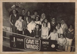 1983 Cave of the Winds Group Manitou Springs Co Snapshot Photo BW Envelope - £11.89 GBP