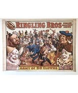 Original 1960 RINGLING BROS and BARNUM &amp; BAILEY CIRCUS ARMY of 50 CLOWNS... - $27.00