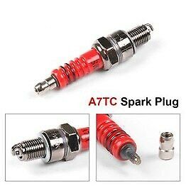 Spark Plug Red A7TC GY6 4 Stroke 50cc 80cc 100cc 125cc 150cc Moped Scoot... - $4.95