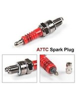 Spark Plug Red A7TC GY6 4 Stroke 50cc 80cc 100cc 125cc 150cc Moped Scoot... - $92.58 MXN