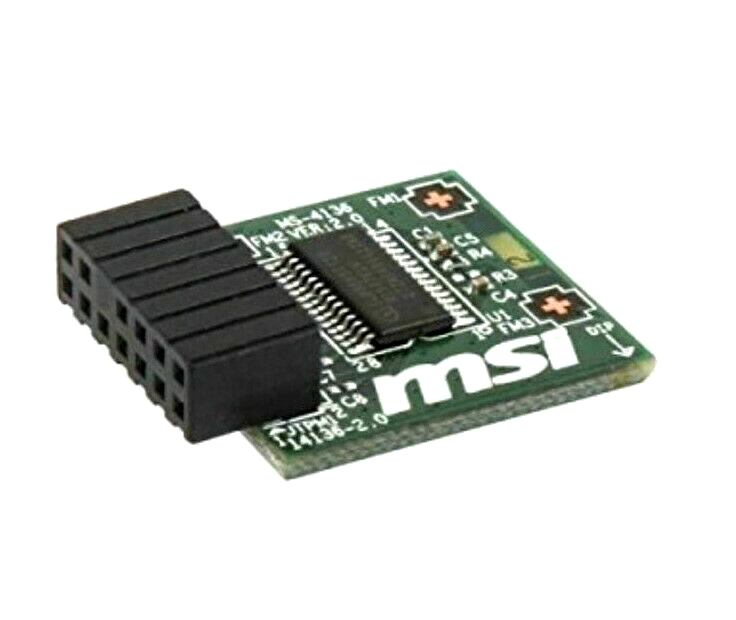 MSI MS-4136 TPM 2.0 Module (14 Pin 14-1) Trusted Platform Module LPC ...