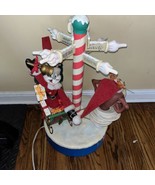 Vintage Gemmy Christmas Bugs Bunny Taz Sleigh Looney Tunes Animated 90s - $109.51 CAD