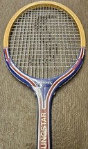 Vintage Spalding Young Star Wooden Tennis Racket 56-9621 With Head Cover  - £10.87 GBP