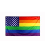 American LGBT Flag 3x5 Ft  Free Shipping! Double Sided . - £7.79 GBP