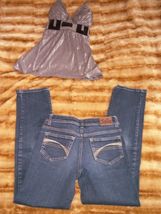 Justice Junior Girls Jeans size 12 R - $9.99