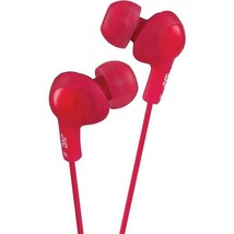 JVC HAFR6R Gumy Plus Earbuds with Remote &amp; Microphone (Red) - £26.58 GBP