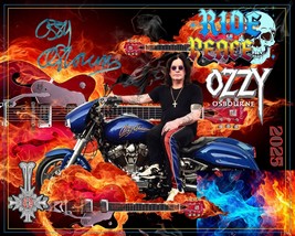 Jaye Metcalfe Poster RIDE IN PEACE OZZY 2025 Set of 2 16x20 - $11,386.66 MXN