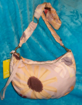 VINCE CAMUTO Harlo Washable Hobo Crossbody Bag- Sun Flower Floral-HIPIE-... - $34.00