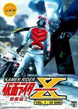 DVD Masked Kamen Rider X Vol.1-35 End English Subtitle All Region Track Shipping - £34.24 GBP