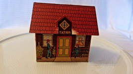 O Scale Vintage 1940&#39;s Cardboard Fire Station No. 1 Building, Made in USA - £22.50 GBP