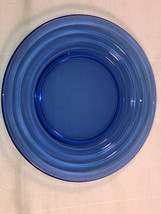 Vintage 6 Inch Blue Moderntone Sherbet Plate Mint Depression Glass - £7.95 GBP