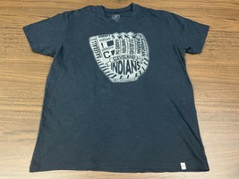 Cleveland Indians Men’s Blue V-Neck MLB T-Shirt - ‘47 Brand - Medium  - $4.99