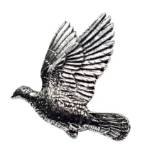 Spilla di legno piccione distintivo di peltro collare colomba spilla... - £6.78 GBP