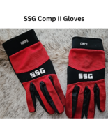 SSG Comp II Equestrian Riding Gloves Red Style 3900 Mens Large USED - £10.38 GBP