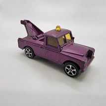 Corgi Juniors Land Rover Tow Truck Die-Cast Purple WhizzWheels - $13.48