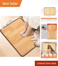 Portable Heated Foot Warmer - 120V Energy Efficient Panel with Timer &amp; S... - $98.95