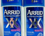2X Arrid Extra Extra Dry Antiperspirant  Deodorant Clear Gel Morning Cle... - $19.95