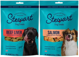 Freeze Dried Dog Treats Surf and Turf Variety Pack (Beef Liver, 4 Oz. + ... - $46.52
