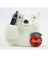 VINTAGE 1995 Coca Cola Polar Bear Refrigerator Magnet - £11.67 GBP