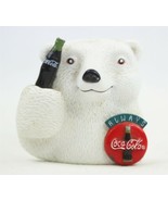 VINTAGE 1995 Coca Cola Polar Bear Refrigerator Magnet - £11.75 GBP