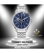 Tommy Hilfiger Men’s Chronograph Stainless Steel Blue Dial 44mm Watch 17... - £96.93 GBP