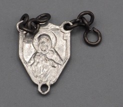 Vintage Jesus Medallion Pendant mv - $8.90
