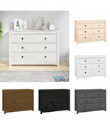 Classic Style Solid Pine Wood Chest Of 4 6 8 Drawers Storage Cabinet Uni... - £121.88 GBP+