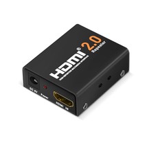 Hdmi Booster 2.0, 4K2K 1080P 3D Hdmi Amplifier Repeater Hdmi Powered Signal Ampl - £59.09 GBP