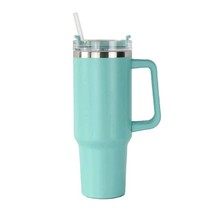 40 oz Tumbler With Handle And Straw Lid Insulated Reusable Stainless Steel - £21.57 GBP