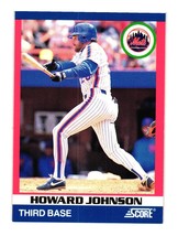1991 Score 100 Superstars #86 Howard Johnson New York Mets - £1.17 GBP