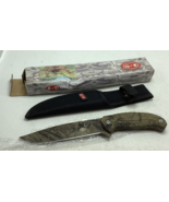 New S+D CUTLERY CAMO 10&quot;HUNTING KNIFE SD580 HAND MADE NEW in box - $44.73 CAD