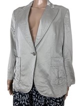 Burberry London women&#39;s silver blazer - £63.14 GBP